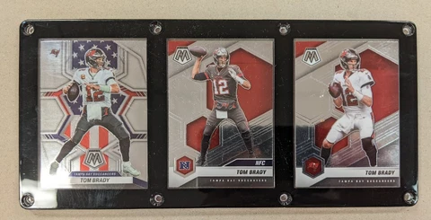 TOM BRADY 3 CARD PLAQUE TAMPA BAY BUCCANEERS Cover