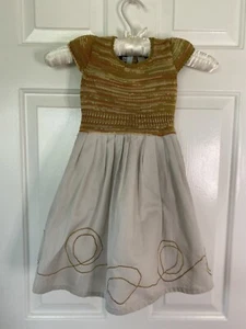 Marina Cabrera by C.C.M. Girls Midi Dress Size 2 Knit And Embroidery Party Dress - Picture 1 of 24