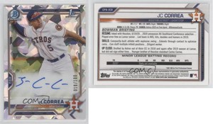 2021 Bowman Chrome Prospect Auto Atomic Refractor /100 JC Correa #CPA-JCO Auto