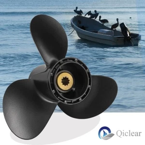 NEW 9 1/4x10 | 58100-90L60-019 Boat propeller 10 Spline For SUZUKI 8-20HP,RH - Picture 1 of 8
