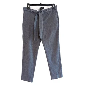 NWT Banana Republic Factory Blue White Stripe Avery Pants Size 2 - Foto 1 di 10