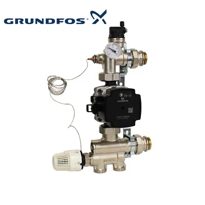 Festwertregelset für Fußbodenheizung mit Pumpe Grundfos UPM3 Hybrid 25/7