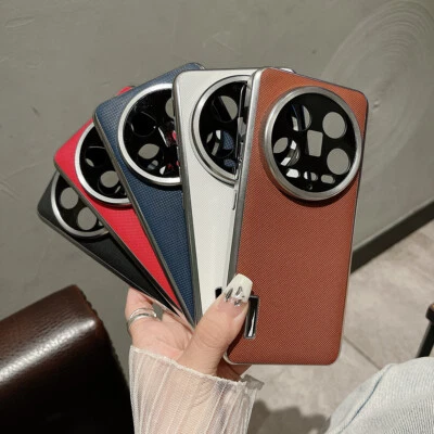 GADGETCOM Replacement Hard PC Case Protective Matte Faux Leather Cover for Xiaomi 14 Ultra