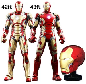 Iron Man Armor Wearable Suit EVA White Model Props COS Suit Wearable 1/1 Helmet - Picture 1 of 20