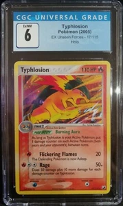Typhlosion 17/115 EX Unseen Forces Holo Rare CGC 6 Ex/NM Pokemon TCG - Picture 1 of 2