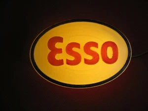 enseigne ESSO lumineuse echelle 1/43 , - Imagen 1 de 4