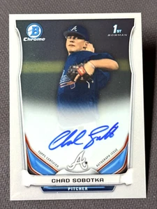 2014 Bowman Chrome 1st PROSPECT ROOKIE AUTO Chad Sobotka, Item 1 - Picture 1 of 2