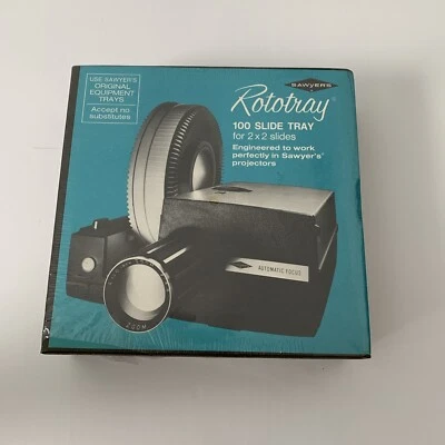 Bandeja deslizante proyector rotativo Sawyer's ROTOTRAY 100 2x2 #6214 ¡NUEVA/SELLADA! Foto 1 de 4
