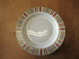 Plato de cena a rayas Laura Ashley Lifestyles HAMPSHIRE 11" 1 ea 4 disponible - Imagen 1 de 3