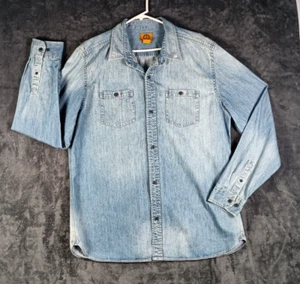 Stapleford Workwear Denim Shirt Men Extra Large Blue  - Picture 1 of 8