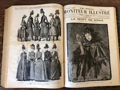 LE PETIT MONITEUR ILLUSTRE 1888 Journal Année COMPLETE en reliure RARE  - Photo 1/4
