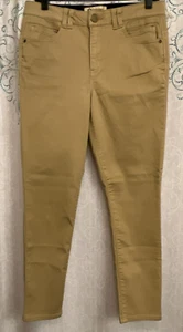 Democracy "Ab" Technology Tan/Khaki Stretch Tapered Pants/Jeans Size 6 (31"x27") - Picture 1 of 7