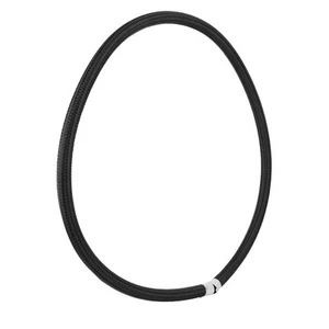 {AN6 Black Nylon Braided Oil Hose Fuel Line Accessory Replacement - Picture 1 of 11