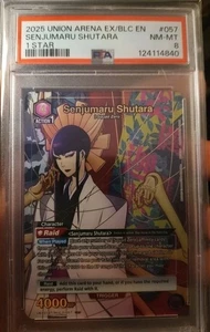 Senjumaru Shutara PSA 8 Slab Union Arena Bleach Anime Waifu Graded Card - Picture 1 of 2