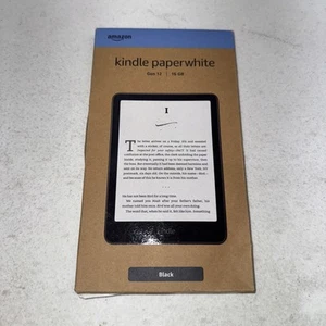 Amazon Kindle Paperwhite 12th Generation - 16GB - 7” - Black - Picture 1 of 7