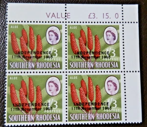 RHODESIA 1966 SG367 1/-3d. INDEPENDENCE 11TH NOVEMBER 1965 -  MNH - Picture 1 of 1