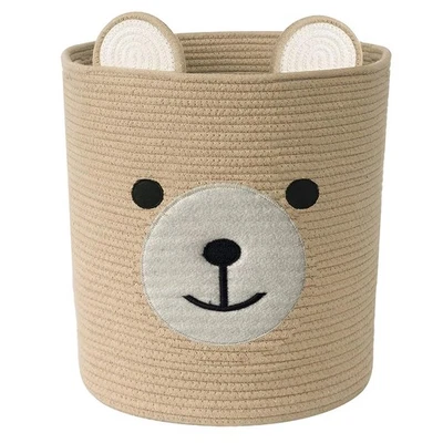 Bear Basket for Nursery, Baby Baskets for Storage, Baby Shower Baskets, Laund... - Image 1 of 4
