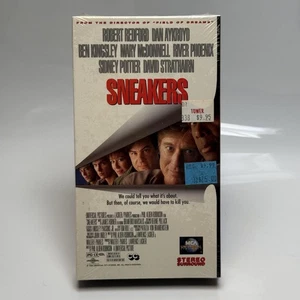 Vtg 1992 Sneakers VHS Sealed Movie Robert Redford Sidney Poitier Comedy DS Rare - Picture 1 of 15
