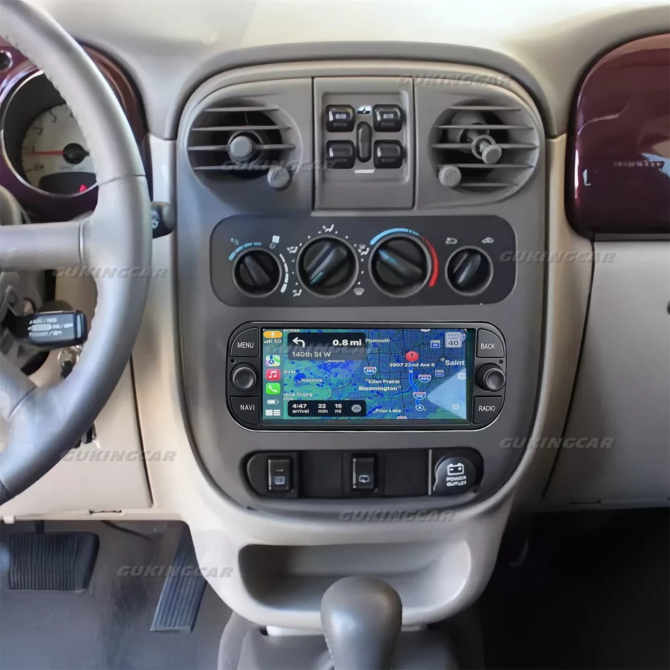 For Chrysler PT Cruiser 2002-2006 Android 13 Car Radio Stereo GPS  Carplay  Foto 1 de 4