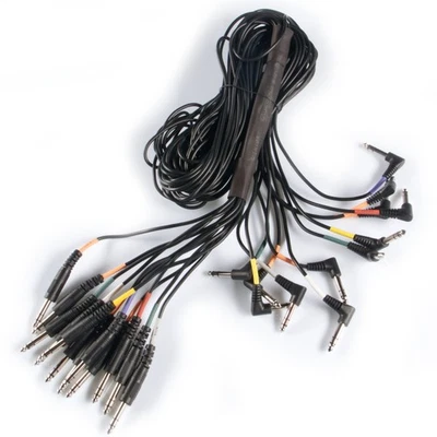 FAME Arnés de cables de batería eléctrica universal, Roland TD-12, Yamaha DTX, HiHat, Ride, Crash, Snare