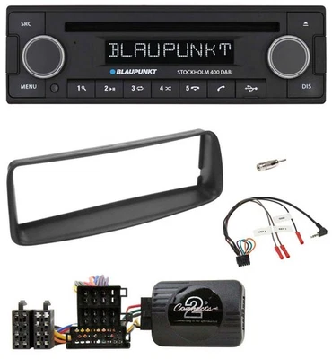 Blaupunkt Lenkrad Bluetooth DAB CD USB Autoradio für Peugeot 206 CC 1998-2002 - Bild 1 von 4