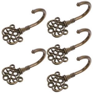  5 pezzi ganci chiave per parete: ganci decorativi da appendere a parete - cappotto retrò in lega di zinco - Foto 1 di 17