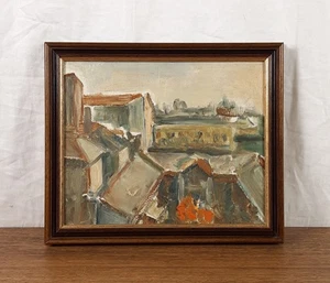 Dächer von Odessa, Stadtbild Gemälde, ukrainische expressionistische Stadtlandschaft - Bild 1 von 12