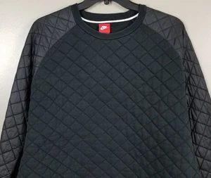SUDADERA ACOLCHADA NIKE AW77 WINTERIZED CREW NEGRA RARA 678946-010 (TALLA 2XL) - Imagen 1 de 9