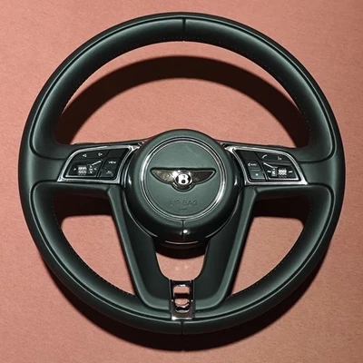 Genuine Bentley Bentayga Flying Continental GT GTC 2018+ Leather steering wheel - Bild 1 von 4
