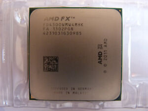 AMD FX 4300 - 3,8 GHz Quad-Core (FD4300WMW4MHK) CPU ; Prozessor