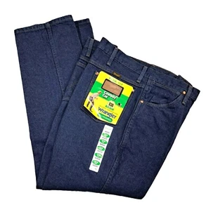 Wrangler Jeans Mens 40x30 Blue Denim Cowboy Cut Slim Fit Western 936PWD Pants - Picture 1 of 14