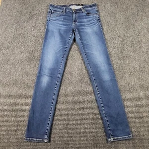 Pantalones de mezclilla AG Adriano Goldschmied para mujer talla 28R azul zanco cigarrillo - Imagen 1 de 20