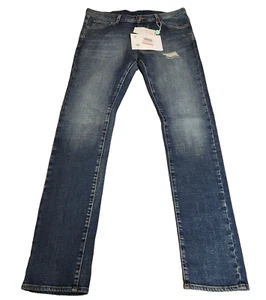 IRO Womens The Boyfit Jeans Sz 28x32 Mid Rise Distressed Straight Leg NWT - Picture 1 of 13