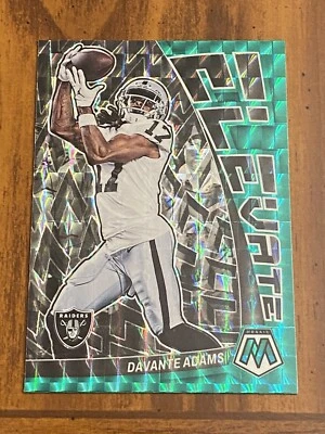 2023 Mosaic Green Elevate #E-DA Davante Adams - Raiders - Image 1 of 2