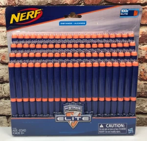 Nerf N-Strike Elite 100 PACK Blaster Blue Ammo Bullets Dart Refill Foam NEW - Picture 1 of 2