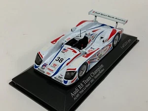 1/43 Minichamps Audi R8 Infineon #38 del Petit LeMans 400 010938 2001 - Imagen 1 de 5