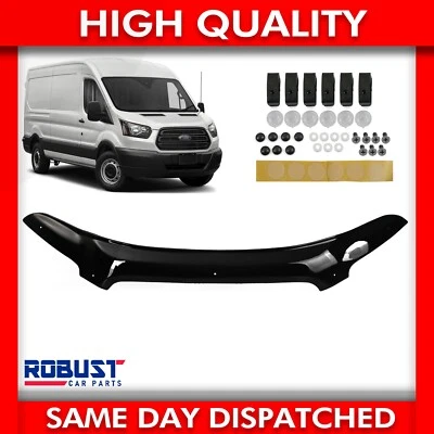 ROBUST CAR PARTS BONNET WIND STONE DEFLECTOR PROTECTOR GUARD FOR FORD TRANSIT 2014-2019