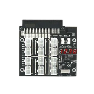 ATX 12x 6Pin Breakout Board with flash LED for Dell brand PSU and BTC Mining - Picture 1 of 10