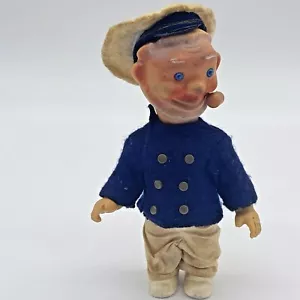 Vintage Angelkapitän Puppe Figur klein Gummi vermutlich Japan - Bild 1 von 5