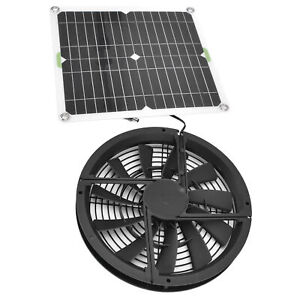 Outdoor Solar Powered Panel Exhaust Roof Attic Fan Ventilation Solar Fan YAn