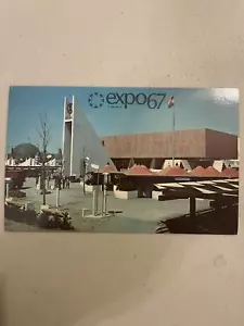 Der Pavillon Indiens, Postkarte Expo 1967, Montreal, Quebec, Kanada. - Bild 1 von 3