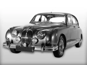 Jaguar MK2 II STOßSTANGE VORNE TIEFSTIL 1959-1967 EDELSTAHL - Bild 1 von 2