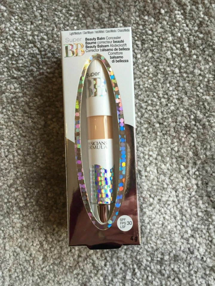 BNIB SUPER BB BEAUTY BALM CONCEALER LIGHT MEDIUM 4G - Image 1 of 1