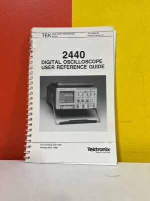 Tektronix 070-6600-00 2440 Digital Oscilloscope User Reference Guide - Image 1 of 2