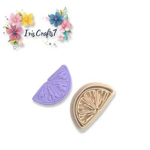 Lemon Slice Polymer Clay Cutter for Earring Making - DIY Jewelry Craft Tool - Picture 1 of 5