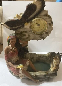 Vintage Native American Clock - Picture 1 of 11