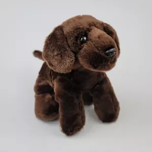 Aurora Brown Puppy Dog 12" Plush Stuffed Animal - Picture 1 of 9