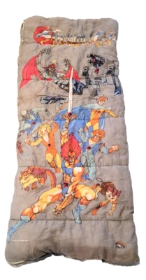 THUNDERCATS SACO DE DORMIR INFANTIL VINTAGE ANOS 80 desenho animado Lion-o Panthro Mumm-ra - Imagem 1 de 4