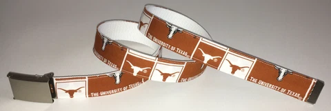 Texas Longhorns BELT NCAA Fan Game Gear College Alumni Team Shop Austin TX Horns Cover