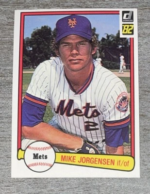 Mike Jorgensen 1982 Donruss Mets #224  *G962* - Image 1 of 2